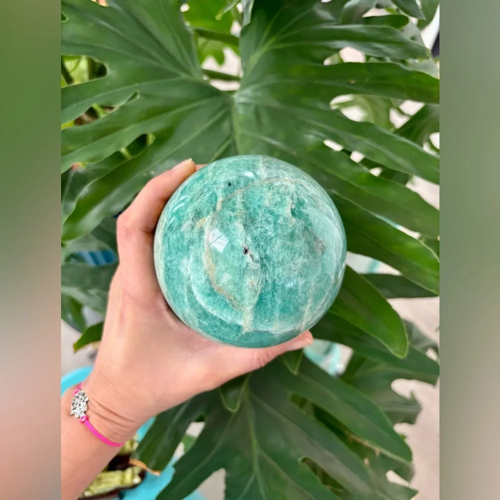 Amazonite sphere from Madagascar
